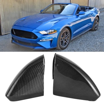 POTAHY NA ZRCÁTKO UHLÍKOVÉ DO FORD MUSTANG GT 2015-2019 2 KS.
