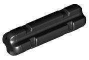 LEGO 4109810 32062 Axle 2L Oś Ośka Czarny 10 sztuk