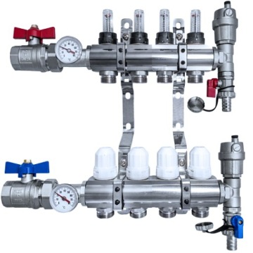 РАСПРЕДЕЛИТЕЛЬ для теплого пола 4