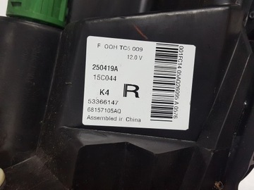 JEEP CHEROKEE KL 14-18R SVĚTLO LED PRAVÁ PŘEDNÍ EVROPA 68157105AQ