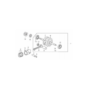MRF 140 ПОРШНЕВЫЕ КОЛЬЦА, комплект поршней, PITBIKE