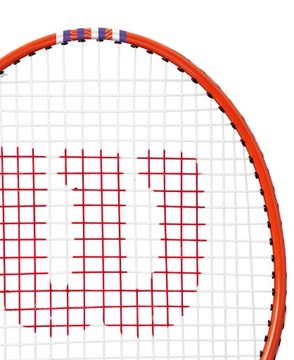 Wilson Tour 30 Badminton Racket, Orange/White