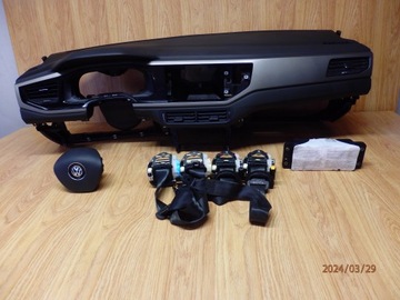 AIRBAG DESKA KONZOLA VW POLO 2G - MIEKKA. ORIGINÁLNÍ