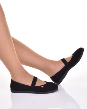 ЧЕРНЫЕ БАЛЕРИНЫ, ДЫШАЩИЕ ТЕННИСНЫЕ ТУФЛИ