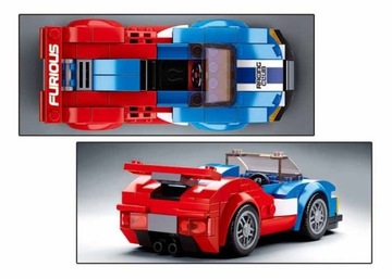 SLUBAN BLOCKS Racing Car 164 элемента