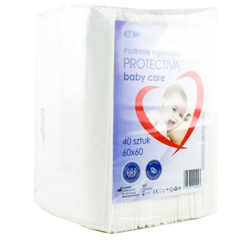 Прокладки гигиенические Protectiva Baby Care 60х60 см 40 шт.