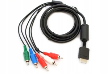Компонентный телевизионный кабель 5 x RCA для консоли PlayStation PS2 / PS3