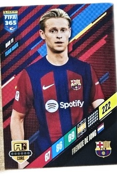 FIFA 365 2024 TEAM MATE BAR 11 DE JONG BARCELONA
