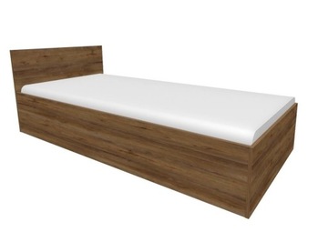 Кровать ANDREA 100х200см с ящиком из каштана и венге