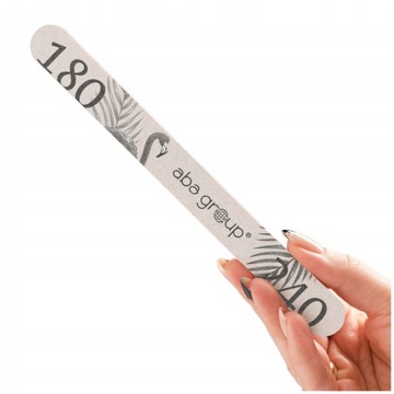 Aba Group pilnik SLIM prosty zebra flaming 180/240