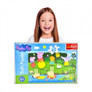 Супер Пазл Свинка Пеппа TREFL 60 деталей ХИТ!!
