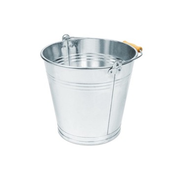 Wiadro ocynkowane METALOWE z uchwytem 10 l