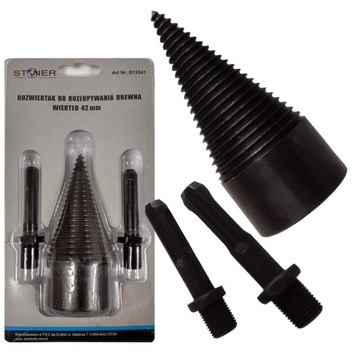 РАЗВЕРТКА СВЕРЛО ДЛЯ РАСКОЛИВАНИЯ ДЕРЕВЯННОГО КОНУСА 42 мм