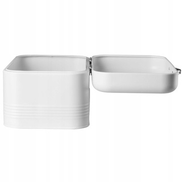 КОНТЕЙНЕР ДЛЯ ХЛЕБА, БЕЛЫЙ МЕТАЛЛИЧЕСКИЙ ХЛЕБ