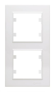 KAREA RAMKA PODWÓJNA PIONOWA BIAŁY 56001707 MAKEL