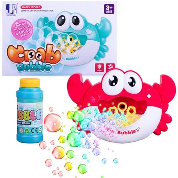MASZYNKA DO BANIEK MYDLANYCH BAŃKI KRAB + PŁYN