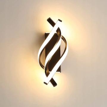 Nowoczesna Kinkiet Lampa Pokój Salon Ścienna LED