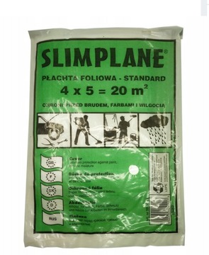 Folia ochronna Standard 20 m2 Slimplane - 1 sztuka