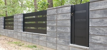 Алюминиевый пролет забора