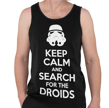 TANK TOP FILMOWE KEEP CALM STAR WARS