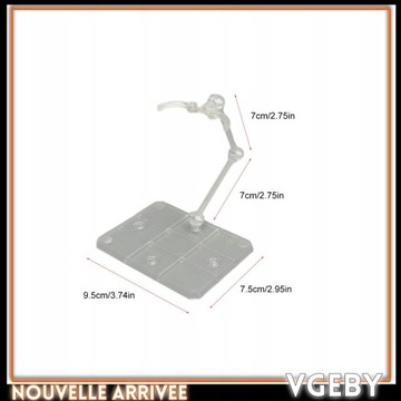 STOJAK DLA LALKI STOJAK NA FIGURKI AKRYL 10SZT