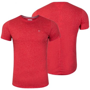 Tommy Jeans koszulka t-shirt męski czerwony klasyczny DM0DM09586-XNL S