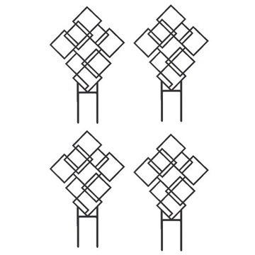 Podpórka do roślin Drabinka Pergola na kwiaty x4