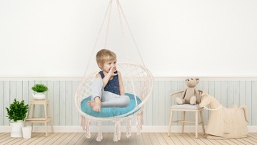 КРУГЛАЯ ПОДУШКА ДЛЯ ДЕТСКОГО САДА, ЯСЕЛЬСКОЙ, 53 СМ, УЗОРЫ