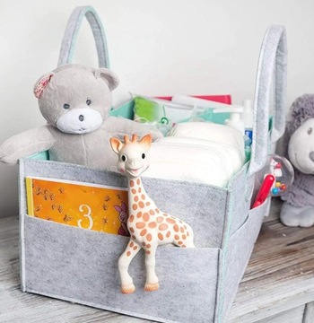 Фетровый органайзер для подгузников, многофункциональная сумка для мамы малыша