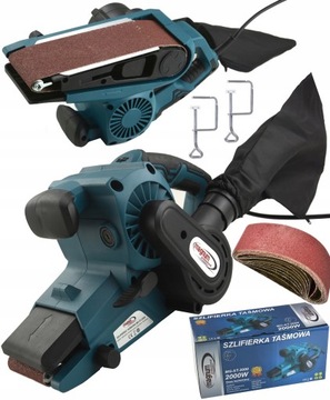 Szlifierka taśmowa czyszczarka do drewna Magnum 2000W 230V