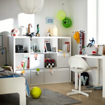 Ikea Kallax Shelf Shelf 112x147 см белый