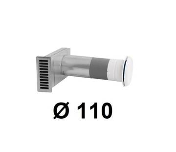 Nawietrzak okienny 110 mm INOX