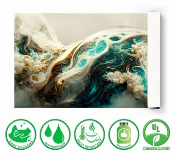 Mata ochronna na biurko niezwykła Fala Abstrakcja