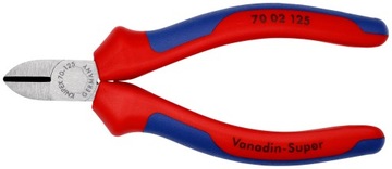 Кусачки боковые Knipex 125 мм 70 02 125 для РЕЗКИ проволоки из ванадиевой стали
