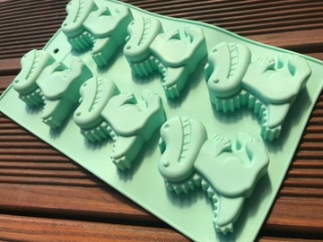 MUFFIN MOLDER 6 ДЛЯ МАФФИНОВ СИЛИКОНОВАЯ Форма ДИНОЗАВРЫ ОЛДМАН 27х17 см