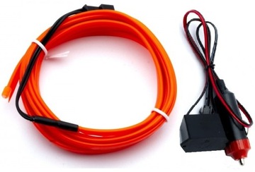 ŚWIATŁOWÓD CZERWONY LED 24V AMBIENT TIR BUS 2m