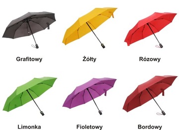 АВТОМАТИЧЕСКИЙ СКЛАДНОЙ ЗОНТ С ПРИНТОМ, ЛОГОТИПОМ - 10 ШТ.