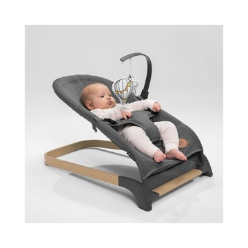 Кресло-качалка Lionelo June Air Grey Graphite