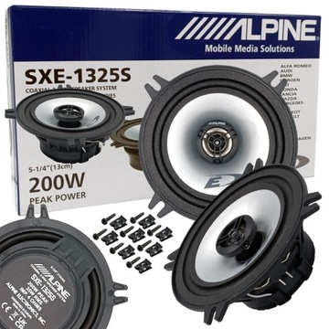 Автомобильные колонки ALPINE SXE-1325S 13 см 130 мм, 200 Вт, двухполосные