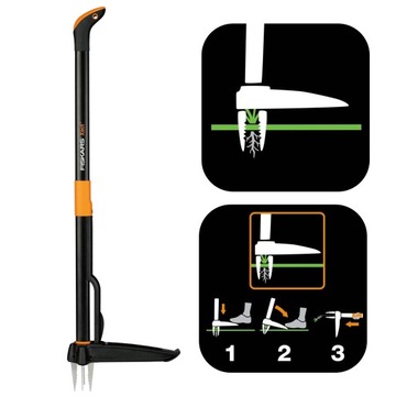 ИЗмельчитель сорняков WEDDER РУЧНОЙ САДОВЫЙ РЕЗОК FISKARS SOLID + GRAT