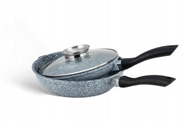 НАБОР ПОТЕНЦИАЛОВ БОЛЬШИЕ МРАМОРНЫЕ ГОРШКИ СКОВОРОДА