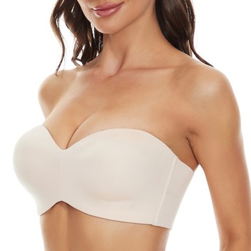 Biustonosz samonośny wielokolorowy Backless rozmiar 70B