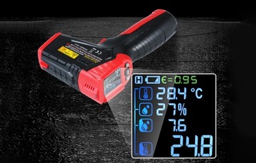 Цифровой лазерный пирометр Habotest HT651D -50+800