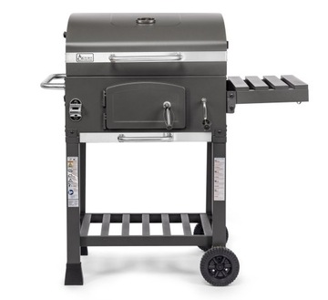 GRILL WĘGLOWY OGRODOWY ANGULAR RUSZT ŻELIWNY