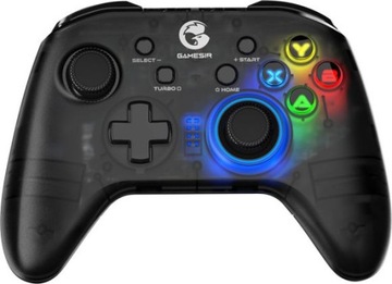 CZARNY KONTROLER DO GIER DO KOMPUTERA DO KONSOLI BLUETOOTH GAMESIR T4 PRO