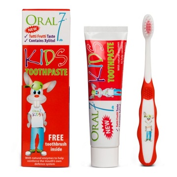 ORAL7 Kids pasta dla dzieci z enzymami i fluorem