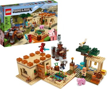 LEGO MINECRAFT 21160 WIOSKA NAJAZD ZŁOSADNIKÓW NA FARMA