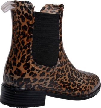 ЖЕНСКИЕ РЕЗЮМЕ БОТИНКИ, LOEPART, леопардовый принт, 36