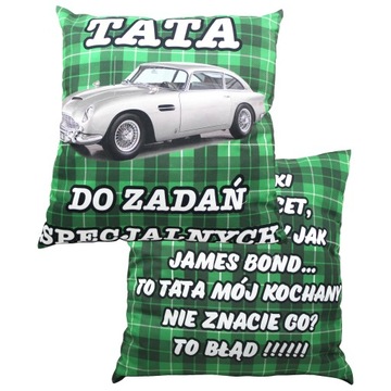 PODUSZKA prezent DZIEŃ OJCA TATY mamy MATKI wzory