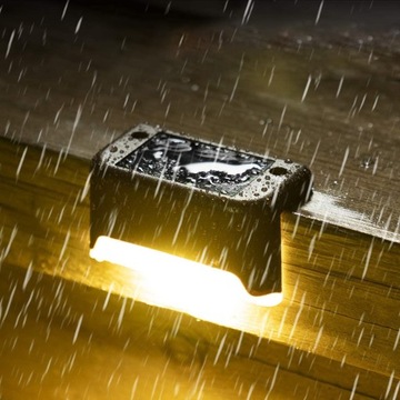 СВЕТОДИОДНЫЕ СОЛНЕЧНЫЕ САДОВЫЕ ЛЕСТНИЧНЫЕ СВЕТИЛЬНИКИ ДЛЯ ТЕРРАСЫ 8 ШТ.